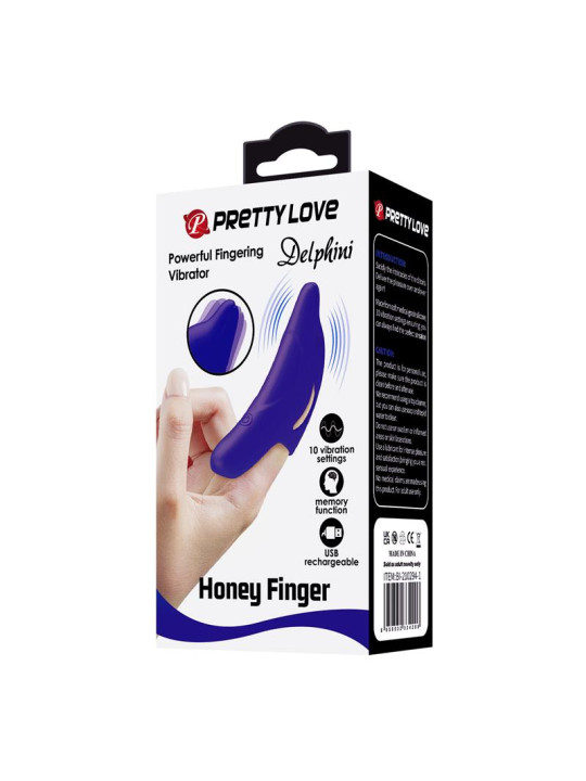 Delphini Estimulador de Dedo con Vibración