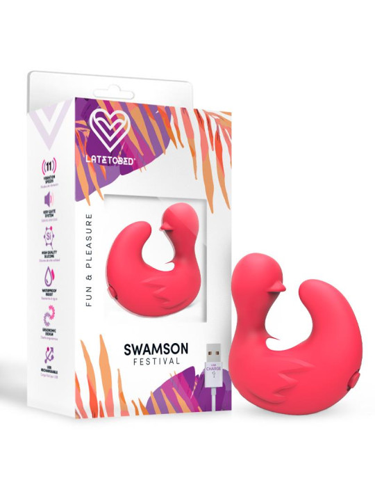 Swamson Dedal Patito Estimulador USB Silcona Rose