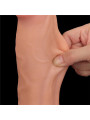 Dildo Dual Layer Piel Retractil 11.5
