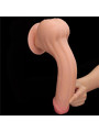 Dildo Dual Layer Piel Retractil 11.5