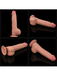 Dildo Dual Layer Piel Retractil 11.5