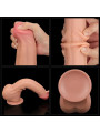Dildo Dual Layer Piel Retractil 11.5