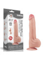 Dildo Dual Layer Piel Retractil 11.5