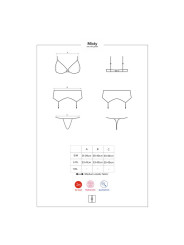 Mixty Set de 3 Piezas Negro