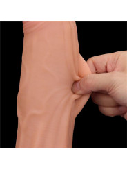 Dildo Dual Layer Piel Retractil 12