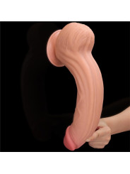 Dildo Dual Layer Piel Retractil 12