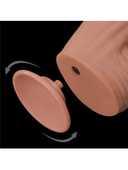 Dildo Dual Layer Piel Retractil 12