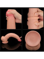 Dildo Dual Layer Piel Retractil 13.5