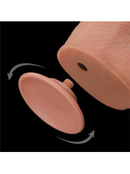 Dildo Dual Layer Piel Retractil 13.5