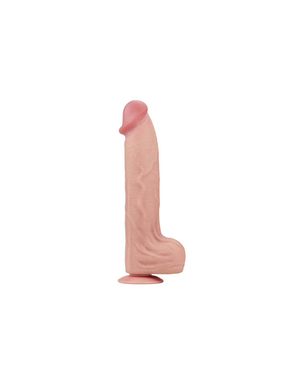 Dildo Dual Layer Piel Retractil 14