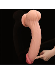 Dildo Dual Layer Piel Retractil 14