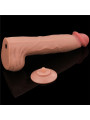 Dildo Dual Layer Piel Retractil 14