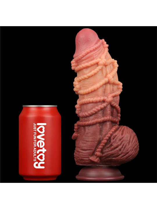 Dildo Dual Layer Tamaño King Nature 9.5