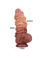 Dildo Dual Layer Tamaño King Nature 9.5