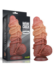 Dildo Dual Layer Tamaño King Nature 9.5