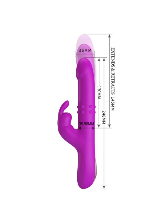 Reese Vibrador con Bolas Internas y Thrusting USB