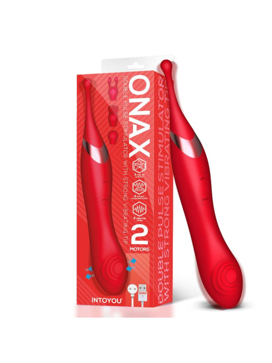 Onax Estimulador Doble Vibrador de Punto y Doble Pulsación USB