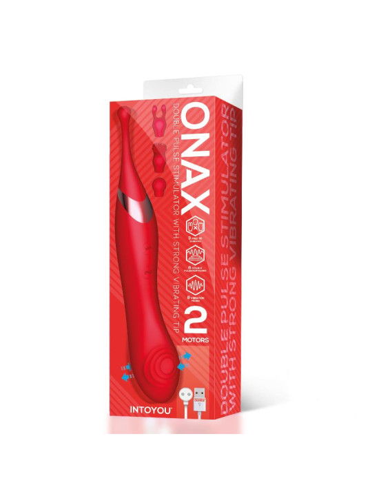 Onax Estimulador Doble Vibrador de Punto y Doble Pulsación USB