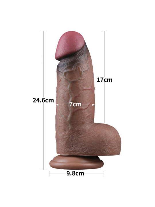 Dildo Silicona Dual Layered XXL 9.5