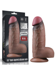 Dildo Silicona Dual Layered XXL 9.5