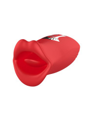 Ember Masajeador Forma Boca con Lameteo y Vibración USB Silicona