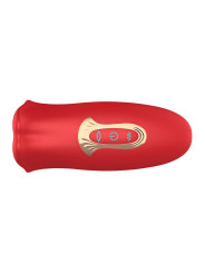 Ember Masajeador Forma Boca con Lameteo y Vibración USB Silicona