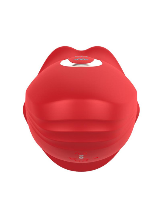 Ember Masajeador Forma Boca con Lameteo y Vibración USB Silicona