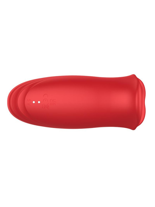 Ember Masajeador Forma Boca con Lameteo y Vibración USB Silicona