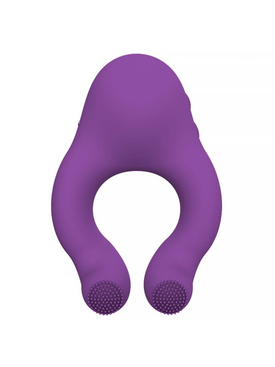 Fenda Anillo Vibrador con Lengua Estimulador y Control Remoto 3 Motores USB Magnético