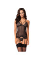 Set Corset/Liguero Negro