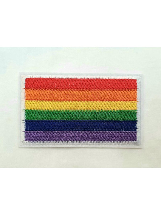 Parche Rectangular Bandera LGBT+