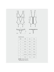 Emperita Corset y Tanga Color Negro