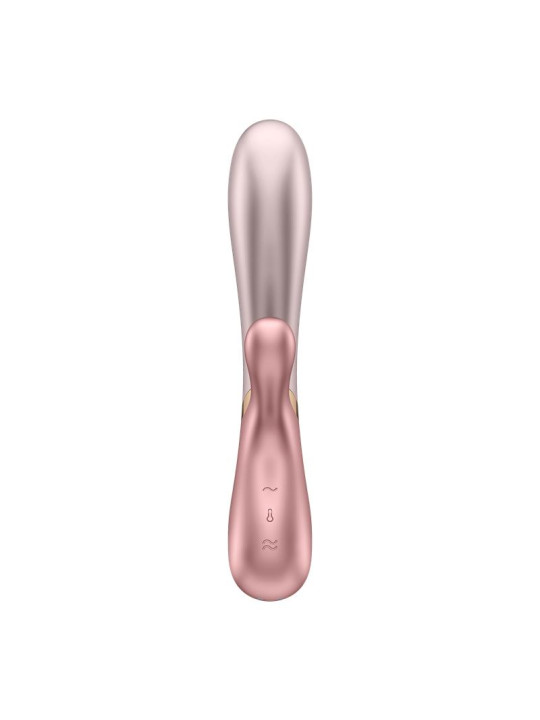 Hot Lover Vibrador con Efecto Calor con APP Duo-Rosa