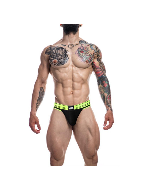 C4M15 Suspensorio Estilo Rugby Neon Lime