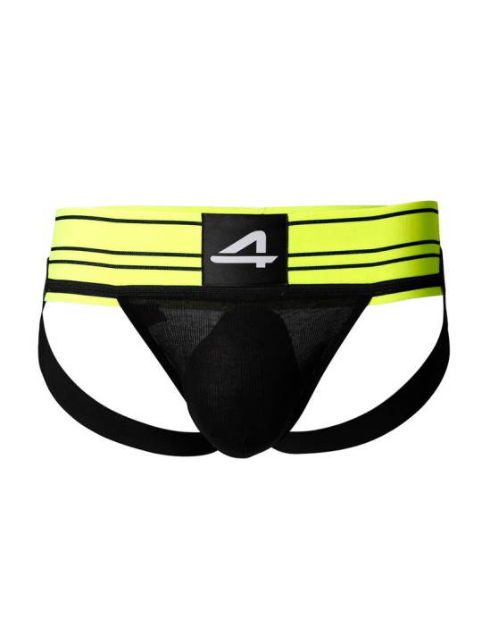 C4M15 Suspensorio Estilo Rugby Neon Lime