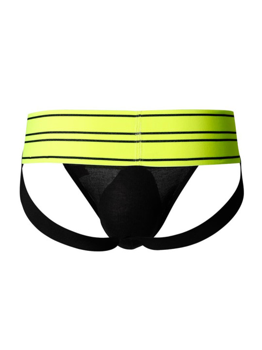 C4M15 Suspensorio Estilo Rugby Neon Lime