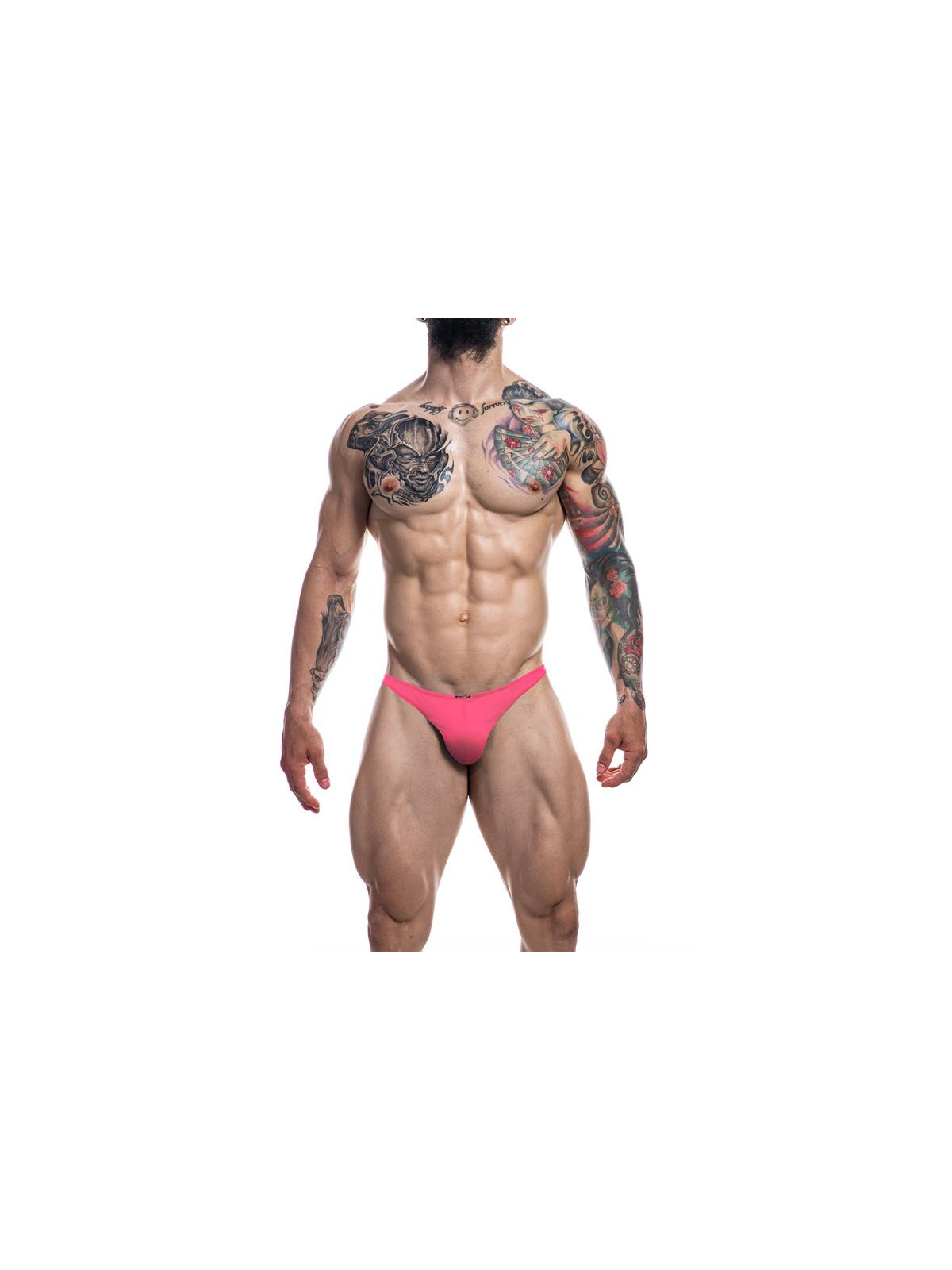 C4M11 Calzoncillo Estilo Brazilian Neon Coral