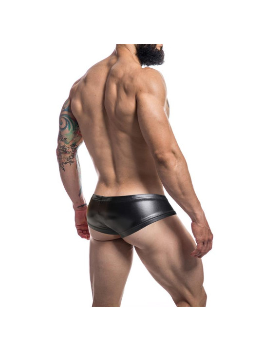 C4M10 Boxers Tipo Shorts Leatherette Negro