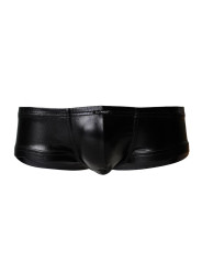 C4M10 Boxers Tipo Shorts Leatherette Negro