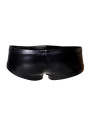 C4M10 Boxers Tipo Shorts Leatherette Negro