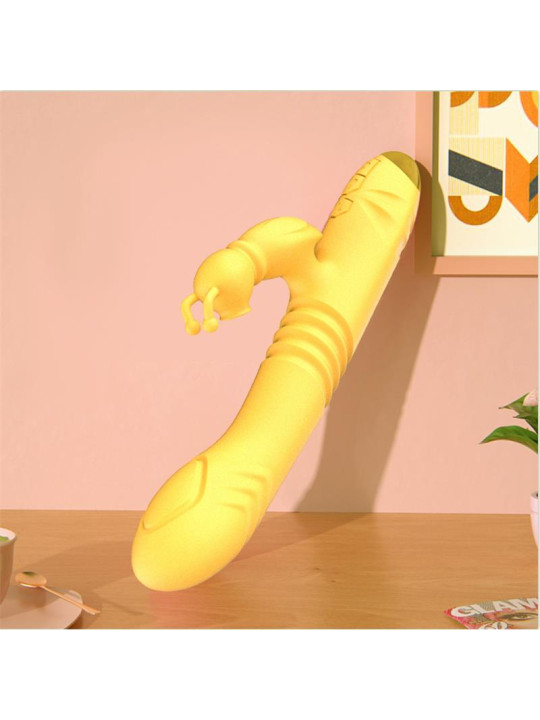 Honeybee Vibrador con Thrusting y Pulsación