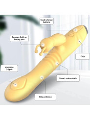 Honeybee Vibrador con Thrusting y Pulsación