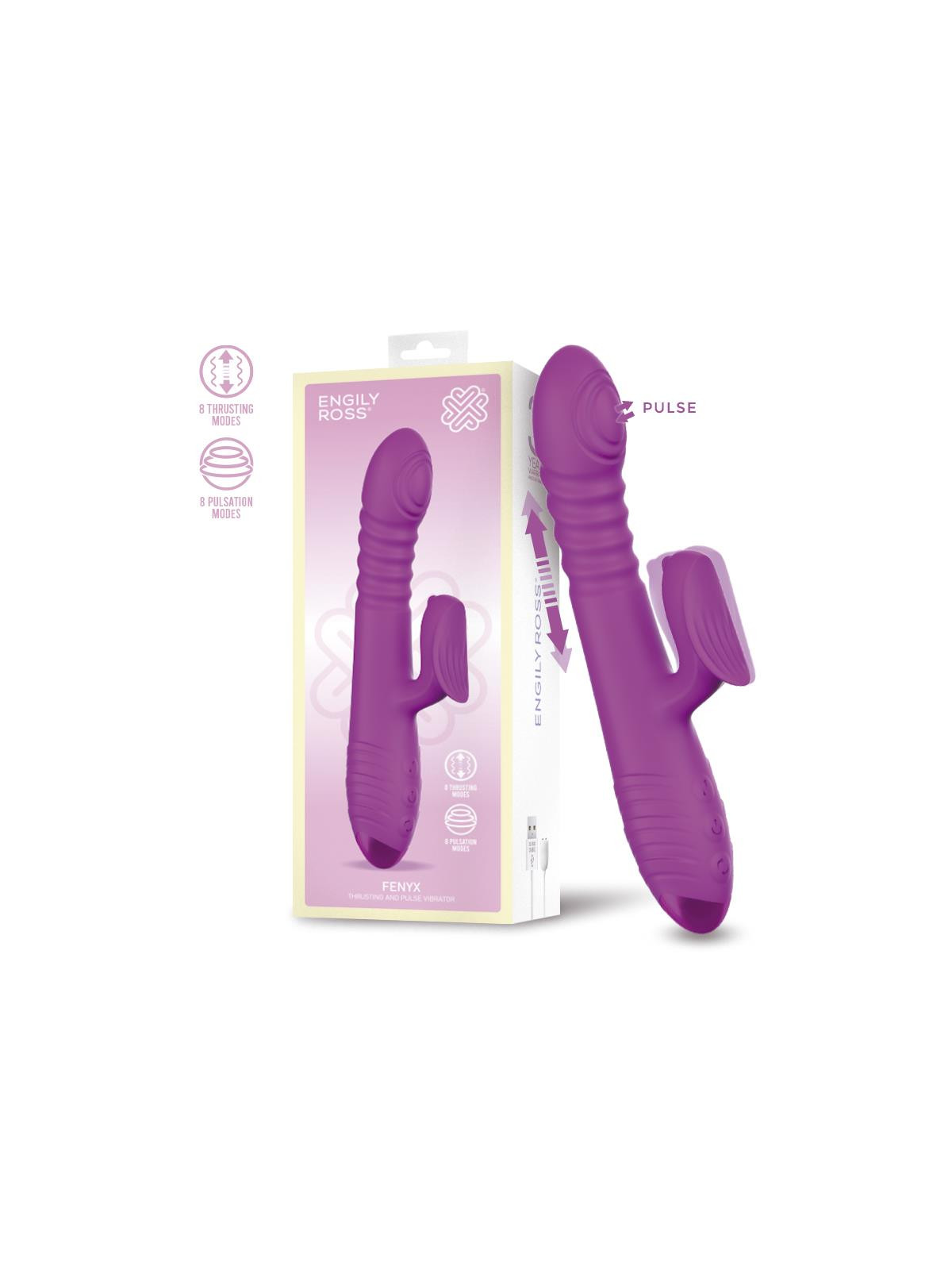 Fenyx Vibrador con Thrusting y Pulsación