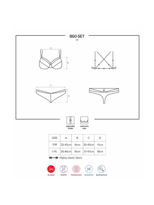 860-SET-2 Set 2 Piezas Blanco