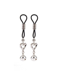 Señuelo Pinzas para Pezones Corazon con Cascabel