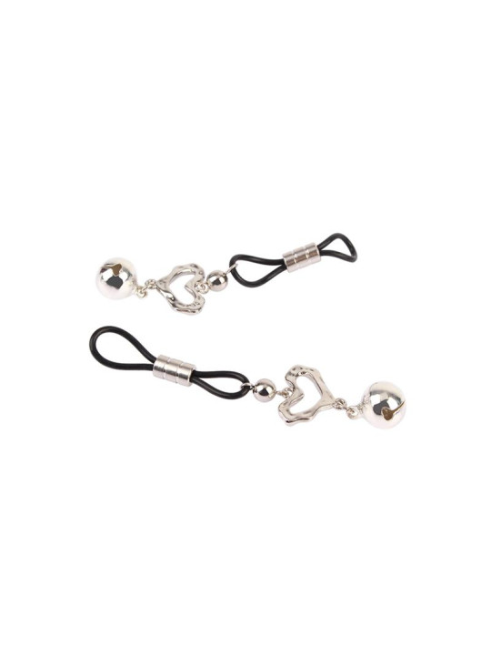 Señuelo Pinzas para Pezones Corazon con Cascabel