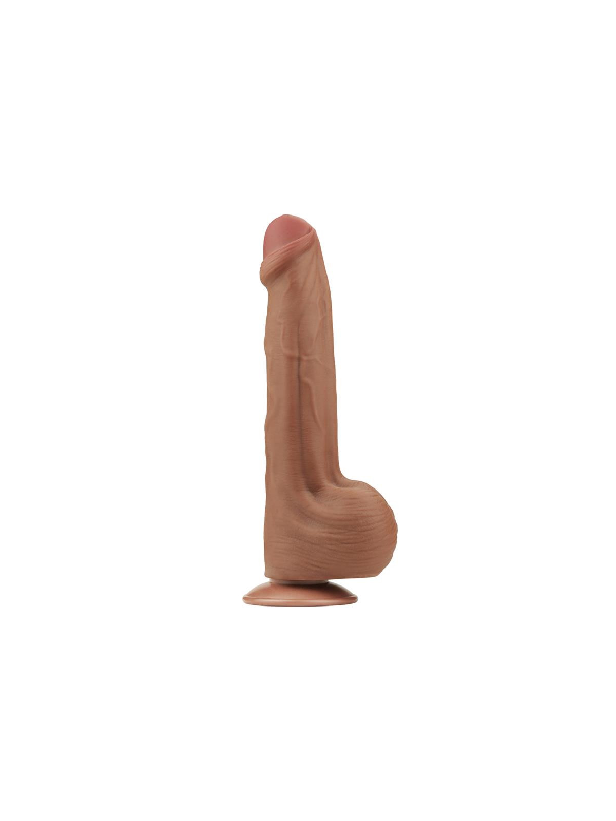 Dildo Dual Density Piel Desizante Retractil 11.5