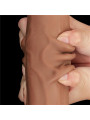 Dildo Dual Density Piel Desizante Retractil 11.5