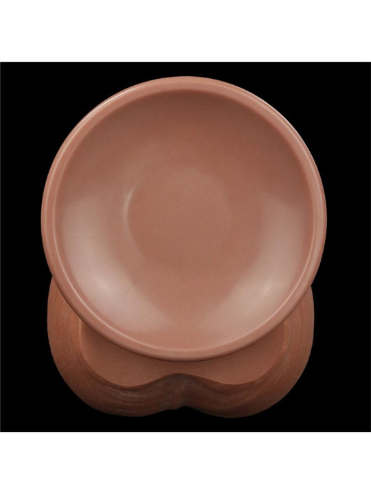 Dildo Dual Density Piel Desizante Retractil 11.5