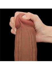 Dildo Dual Density Piel Deslizante 12